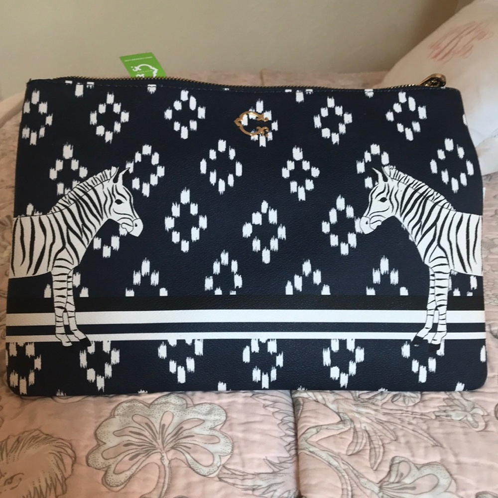 C. Wonder zebra pouch/clutch